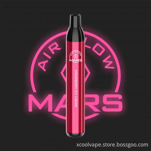 2500puffs Disposable Vape Pen with accurate airflow intake